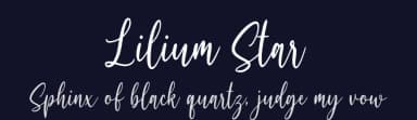 Lilium Star by Graphue — Script Handwritten Font — thumbnail 2
