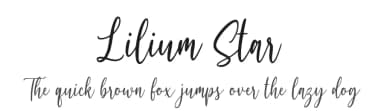Lilium Star by Graphue — Script Handwritten Font — thumbnail 1