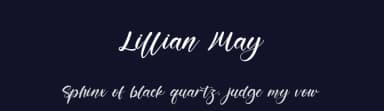 Lillian May by Kong Font — Script Handwritten Font — thumbnail 2