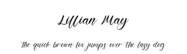 Lillian May by Kong Font — Script Handwritten Font — thumbnail 1
