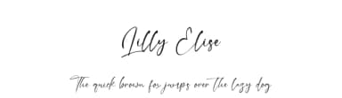 Lilly Elise by Vztype Studio — Script Handwritten Font — thumbnail 1