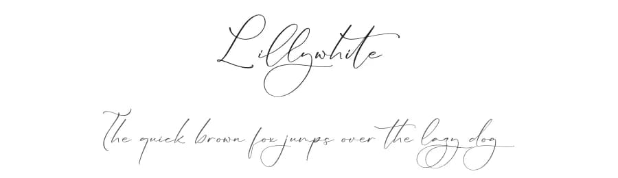 Lillywhite by Storytype Studio — Script Handwritten Font