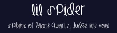 Lil Spider by Des Gomez — Script Handwritten Font — thumbnail 2