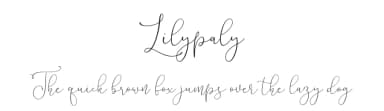 Lilypaly by Sronstudio — Script Handwritten Font — thumbnail 1