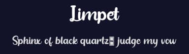 Limpet by Murozakul Akhsan — Script Handwritten Font — thumbnail 2