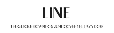 Line by Suamzu Art — Sans Serif Font — thumbnail 1