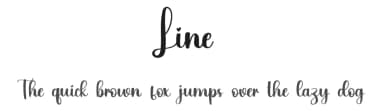 Line by Scratchones — Script Handwritten Font — thumbnail 1
