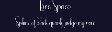 Line Space by Andi Moz — Script Handwritten Font — thumbnail 2