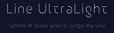 Line UltraLight by Anton Schilli — Sans Serif Font — thumbnail 2