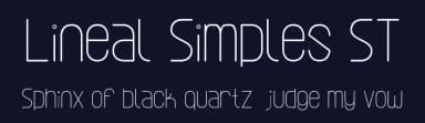 Lineal Simples ST by Southype — Sans Serif Font — thumbnail 2