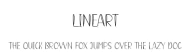 Lineart by Belina Studio — Script Handwritten Font — thumbnail 1
