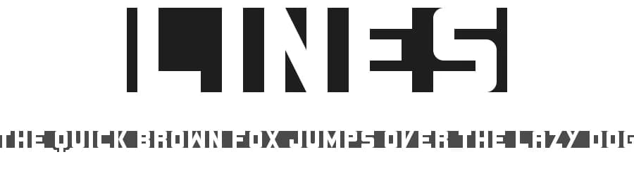 Lines by Geronimo Font Studios — Sans Serif Font