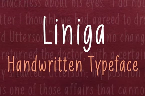 Liniga Font by Graphite — Script Handwritten Font