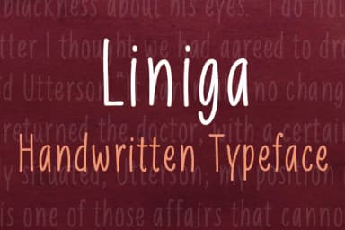Liniga Font by Graphite — Script Handwritten Font — thumbnail 1