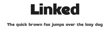 Linked by BrandSemut — Sans Serif Font — thumbnail 1