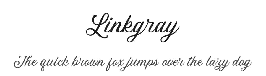 Linkgray by Letterhend Studio — Script Handwritten Font