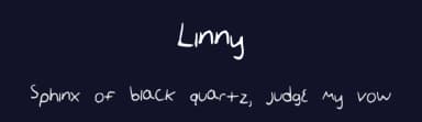Linny by Linny — Script Handwritten Font — thumbnail 2