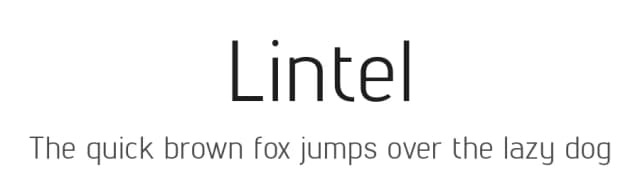 Lintel by The Northern Block — Sans Serif Font