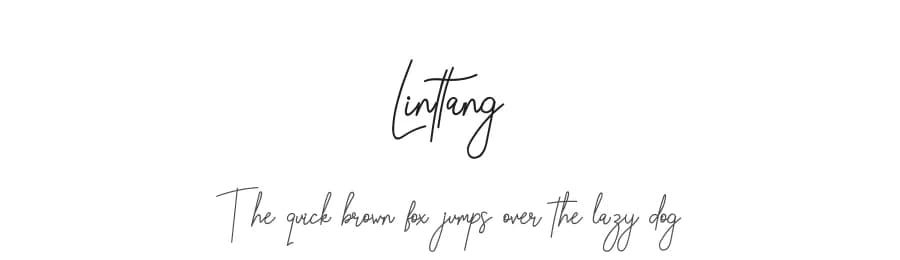 Linttang by erik5541 — Script Handwritten Font