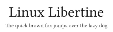 Linux Libertine by Philipp H. Poll — Serif Font — thumbnail 1