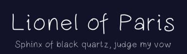 Lionel of Paris by Lionel Pailloncy — Script Handwritten Font — thumbnail 2