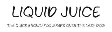 Liquid Juice by MJType — Script Handwritten Font — thumbnail 1