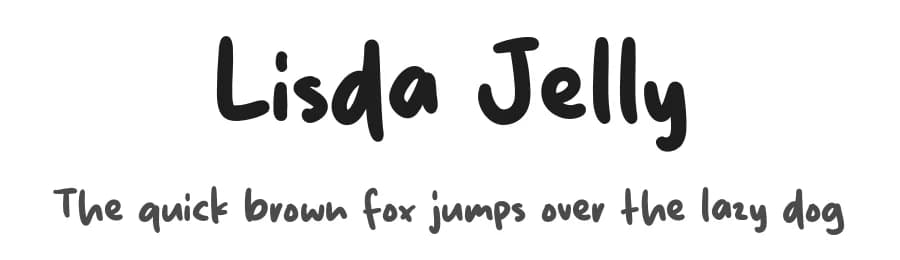 Lisda Jelly by MJType — Script Handwritten Font
