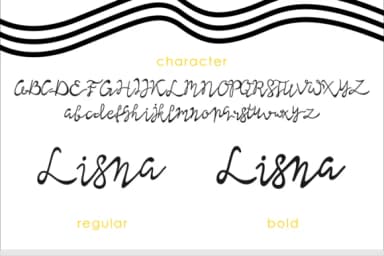 Lisna Font by EdricStudio — Script Handwritten Font — thumbnail 4