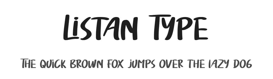 Listan Type by StringLabs Creative Studio — Script Handwritten Font