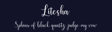Litesha by Amarlettering - Takiy — Script Handwritten Font — thumbnail 2