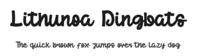 Lithunoa Dingbats by Jadatype — Dingbats Font — thumbnail 1