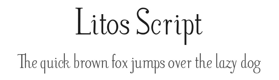 Litos Script by Decio Guanabarino — Sans Serif Font