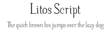 Litos Script by Decio Guanabarino — Sans Serif Font — thumbnail 1