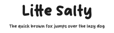 Litte Salty by Origin Type — Script Handwritten Font — thumbnail 1