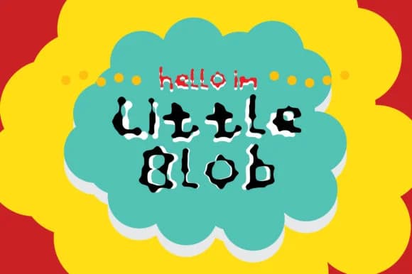 Little Blob Font by GraphicsBam Fonts — Script Handwritten Font