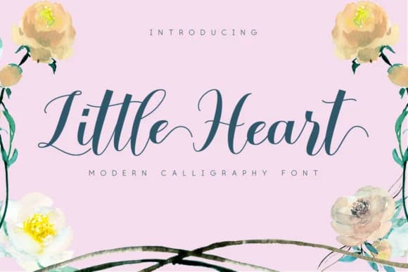 Little Heart Font by Bluestudio — Script Handwritten Font