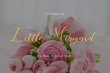 Little Mermaid Font by No Gravity Type — Script Handwritten Font — thumbnail 1