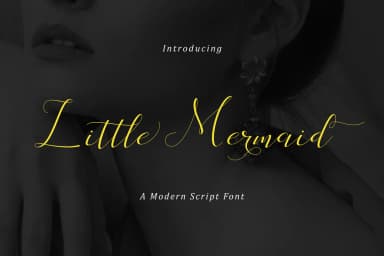 Little Mermaid Font by No Gravity Type — Script Handwritten Font — thumbnail 2