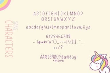 Little Unicorn Font by Khurasan — Script Handwritten Font — thumbnail 6