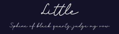 Little by Graphix Line Studio — Script Handwritten Font — thumbnail 2