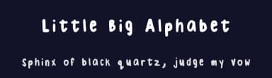 Little Big Alphabet by Priscilla — Script Handwritten Font — thumbnail 2