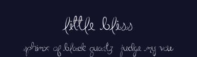Little Bliss by Dirt2.com - SickCapital — Script Handwritten Font — thumbnail 2
