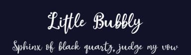 Little Bubbly by Supersemar Letter — Script Handwritten Font — thumbnail 2