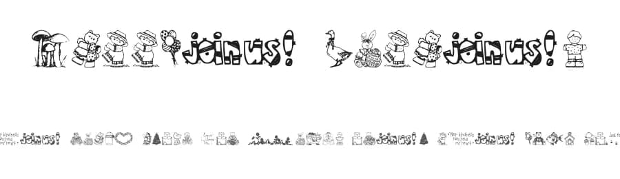 Little Cuties by House of Lime — Dingbats Font