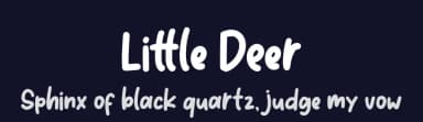 Little Deer by Andrimada Creative — Script Handwritten Font — thumbnail 2