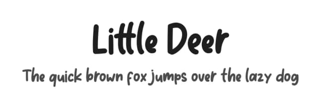 Little Deer by Andrimada Creative — Script Handwritten Font