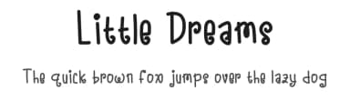 Little Dreams by Esa Nugroho — Script Handwritten Font — thumbnail 1