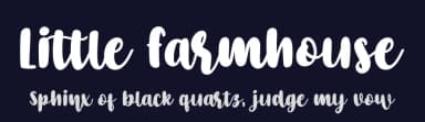 Little Farmhouse by Bearytype — Script Handwritten Font — thumbnail 2