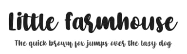 Little Farmhouse by Bearytype — Script Handwritten Font — thumbnail 1