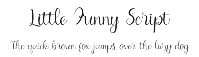 Little Funny Script by Muhammad Wahyudin — Script Handwritten Font